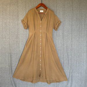 XiRENA Tan Midi Dress